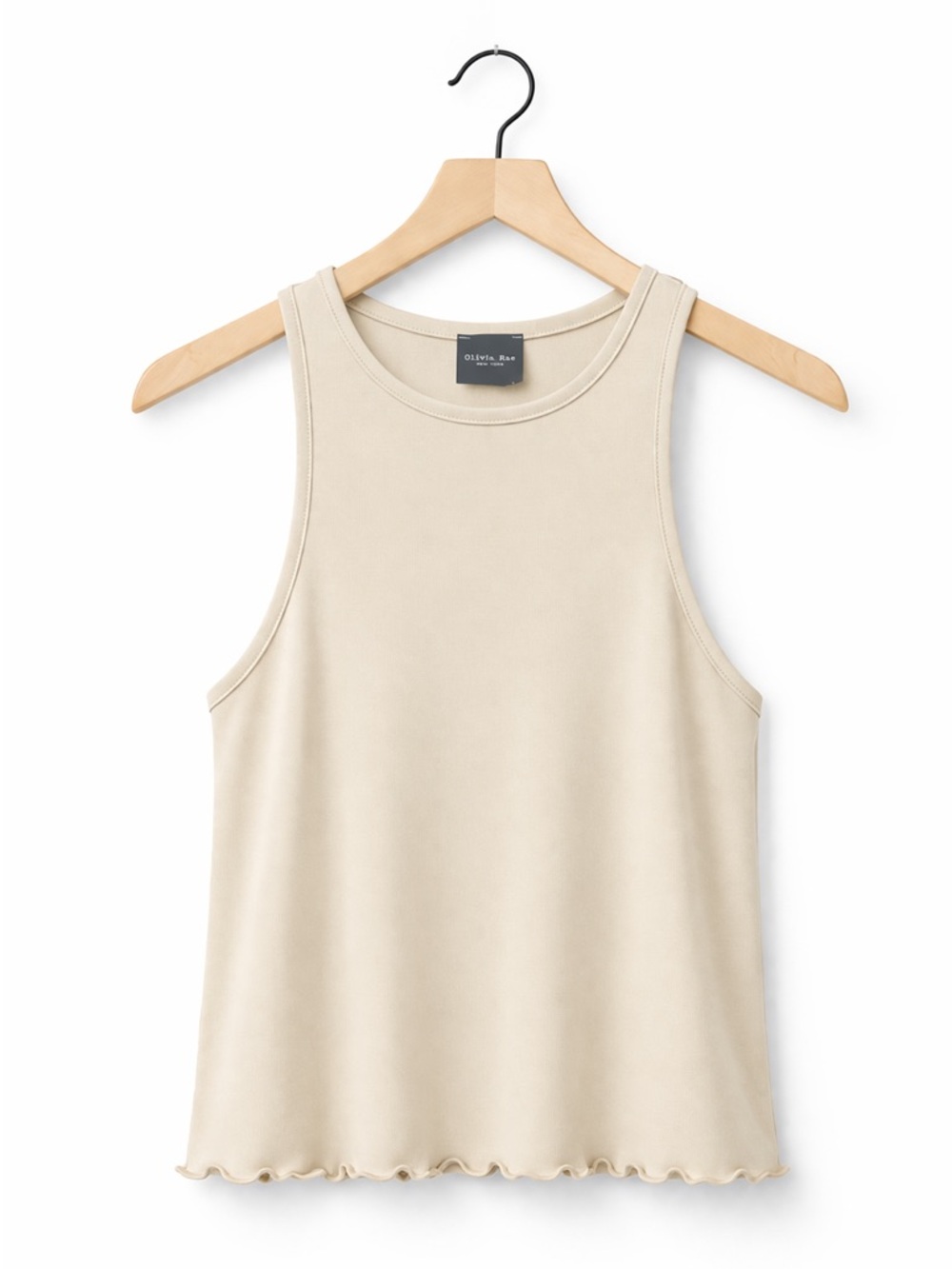 Olivia Rae Women's Light Cream Super Soft Tank (192)